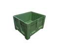 Kunststof palletbox 120x100x76cm - Groen
